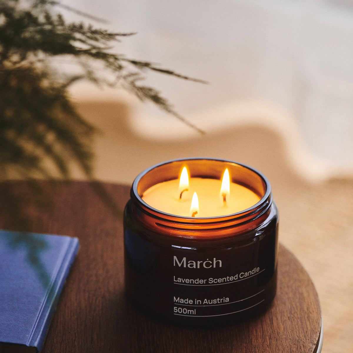 Lavender Orange Scented Candle